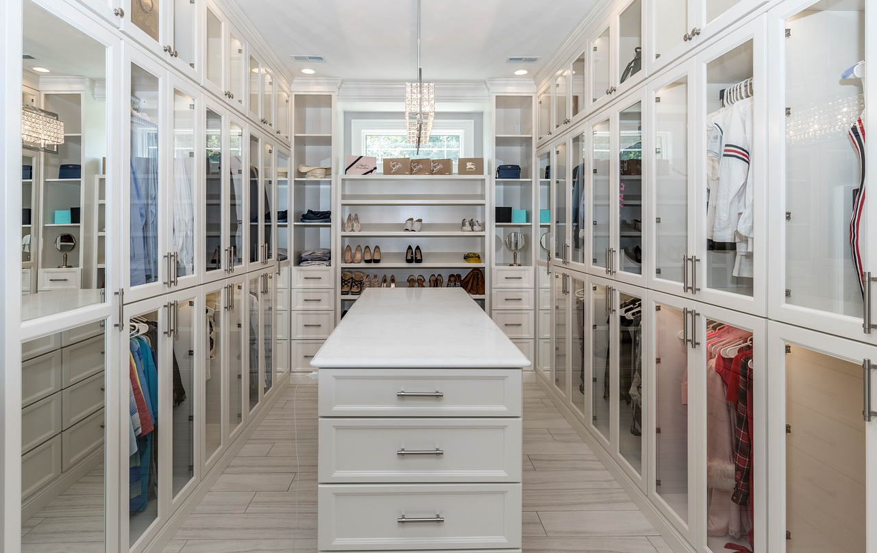 Custom Cabinetry and Shelving for a Personalized Walk-In Closet
