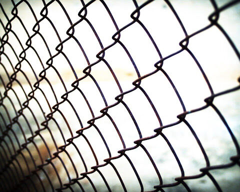 Black Chain Link Fence