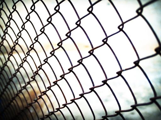 Black Chain Link Fence