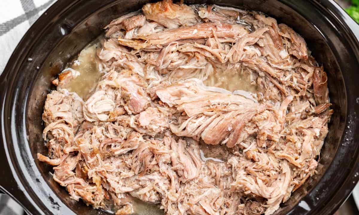 Air fryer pulled pork