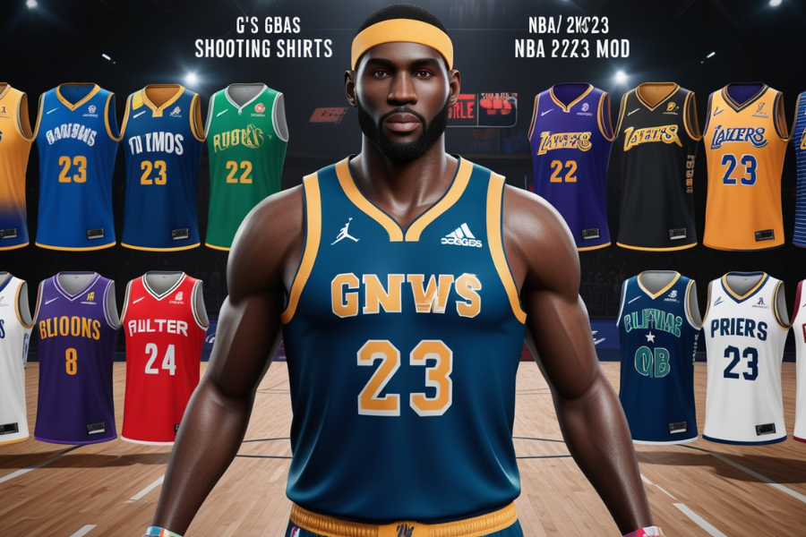 gbas shooting shirts nba 2k23